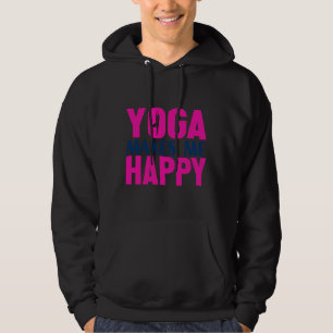 Yoga Makes Me Happy Hoodie