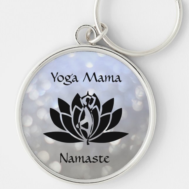 Yoga Mama Keychain (Front)