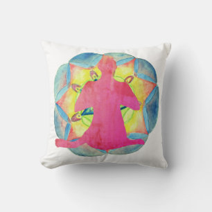 Yoga Mandala Art Cushion