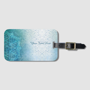 Yoga Mandala Boho Mind Body Spirit Luggage Tag