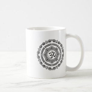Yoga Mandala Om Symbol Buddha Yogi Gift Coffee Mug