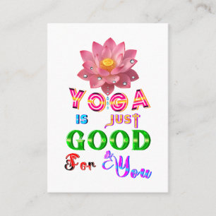 Yoga Marketing Is Just Good For You Referral Card