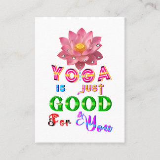 Yoga Marketing Is Just Good For You Referral Card
