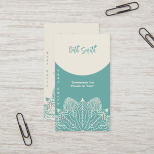 Yoga Master - Customized Training Business Card