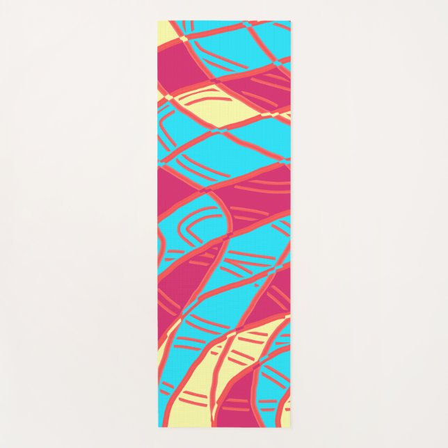 Yoga Mat, An elegant multicolor classic design Mat (Front)