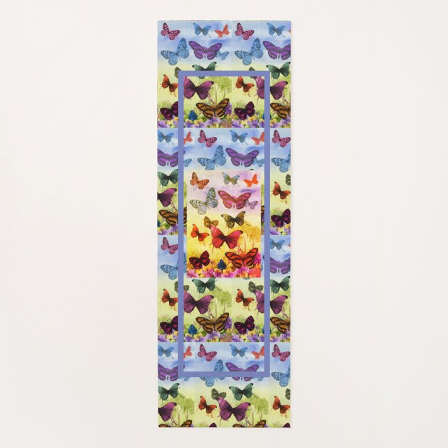 YOGA MAT BUTTERFLIES (Front)