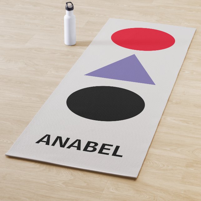 Yoga Mat Coloured elements with monogram (In Situ)
