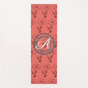 YOGA MAT HAPPY SEED FLOWER WITH MONOGRAM