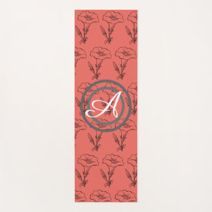 YOGA MAT HAPPY SEED FLOWER WITH MONOGRAM