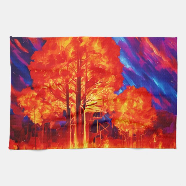 Yoga Mat Kitchen Towel (Horizontal)