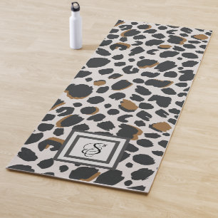 Yoga Mat - Leopard Print With Monogram