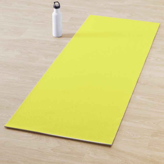 Yoga Mat, Neon Yellow Yoga Mat (In Situ)