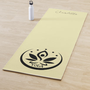 YOGA mat, Pretty pale yellow  Mat