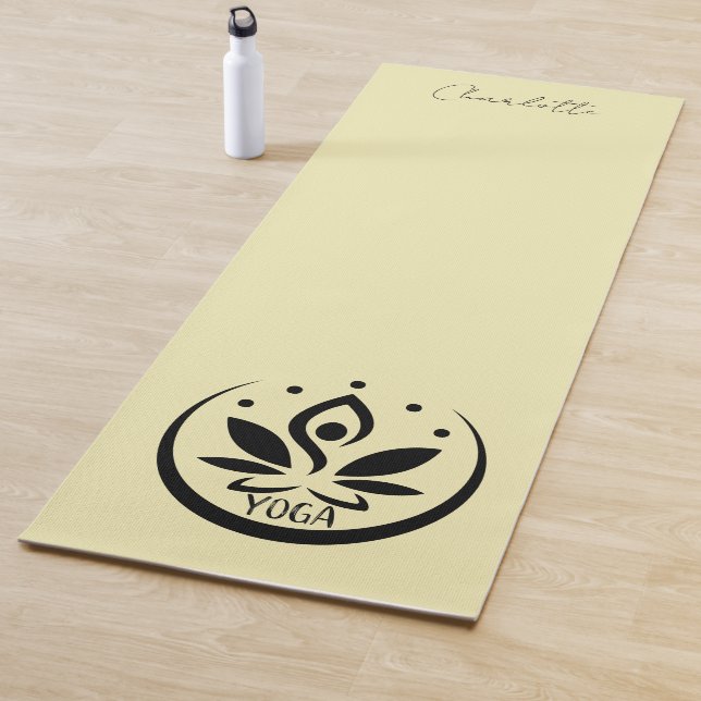 YOGA mat, Pretty pale yellow  Mat (In Situ)