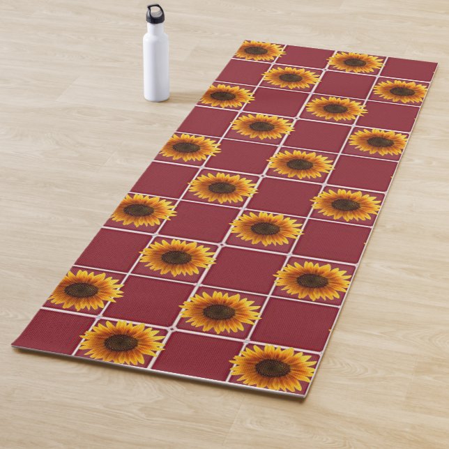 Yoga Mat Sunflower (In Situ)