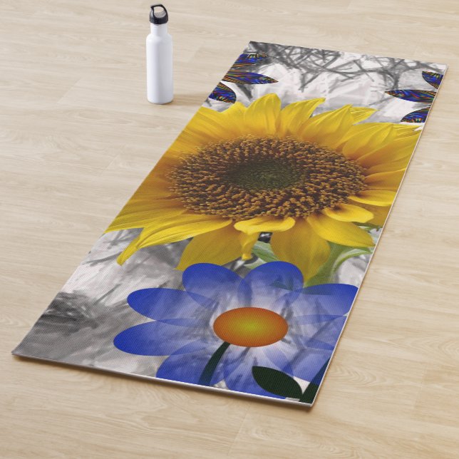 Yoga Mat Sunflower (In Situ)