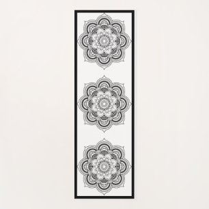 YOGA Mat WITH HUMMINGBIRDS AND TRIBAL DESIGN