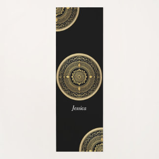 Yoga Mat with Mandala art