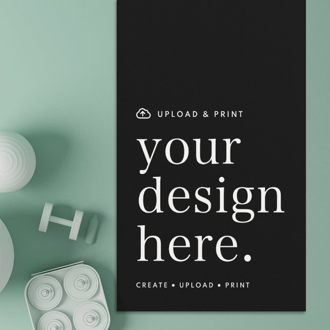 Yoga Mat Your Design Upload (Create, upload, print - a bespoke design mat created in your style, for business or personal use.)