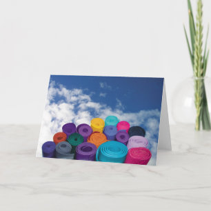 Yoga mats card