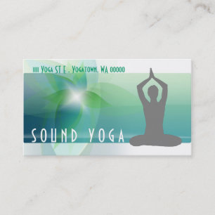 Yoga, méditation, Carte de visite spirituel