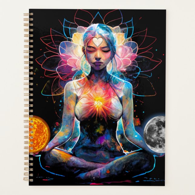 Yoga, Meditation, Chakra Planner (Front)
