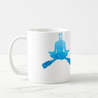 Yoga Meditation Diving Ocean Freediving Sea Apnea  Coffee Mug