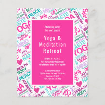 Yoga Meditation Event Retreat or Workshop