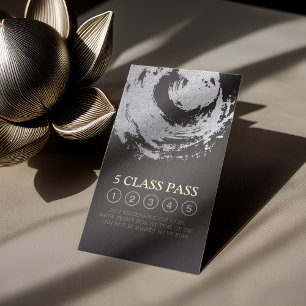 Yoga Meditation Instructor Class Pass Loyalty Card