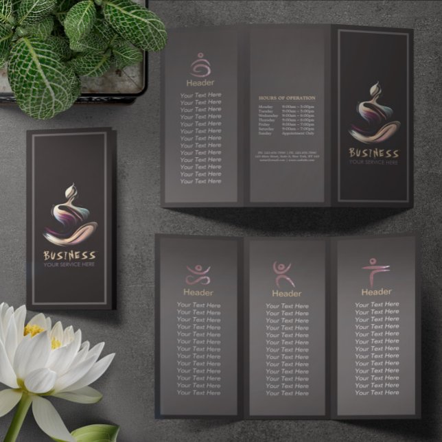 Yoga Meditation Instructor Lotus Pose Brush Stroke (Creator Uploaded)