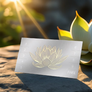 YOGA Meditation Instructor Loyalty Punch Lotus