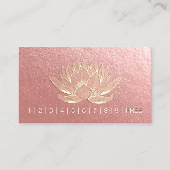 YOGA Meditation Instructor Loyalty Punch Lotus (Front)