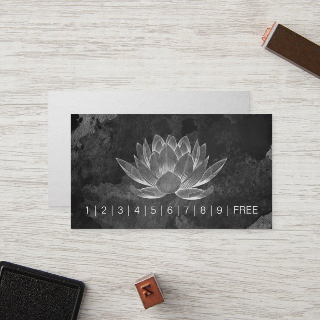 YOGA Meditation Instructor Loyalty Punch Lotus (Front/Back In Situ)