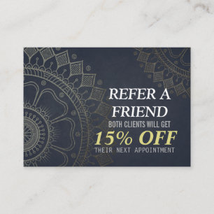 YOGA Meditation Instructor Referral Gold Mandala
