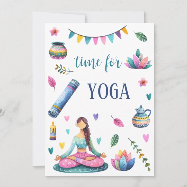Yoga-meditation Invitation (Front)