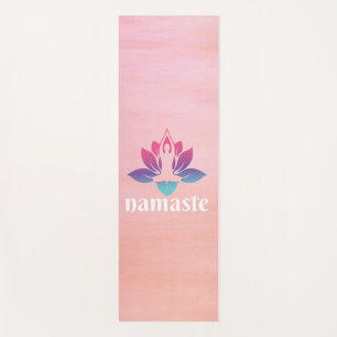 Yoga Meditation Mat for Women with Mandala Quote