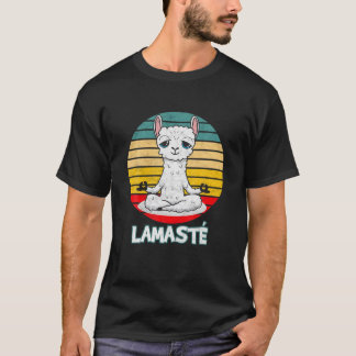 Yoga Meditation Mindfulness Lama - Namaste T-Shirt