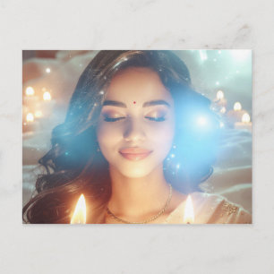 YOGA - MEDITATION - WELLNESS - CARPE DIEM HOLIDAY POSTCARD