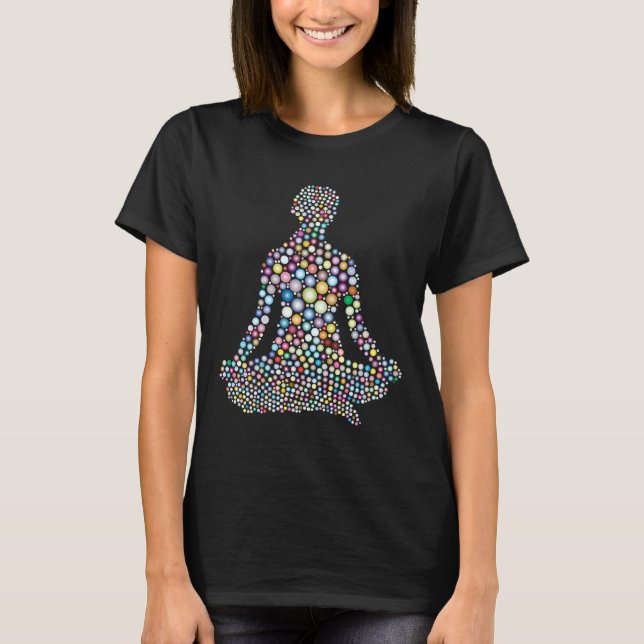 Yoga Meditation Woman Health Relaxed Fit T-Shirt (Front)