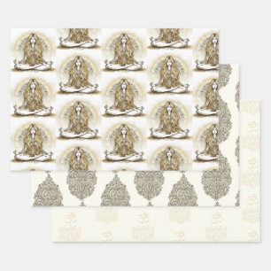 Yoga Meditation Wrapping Paper