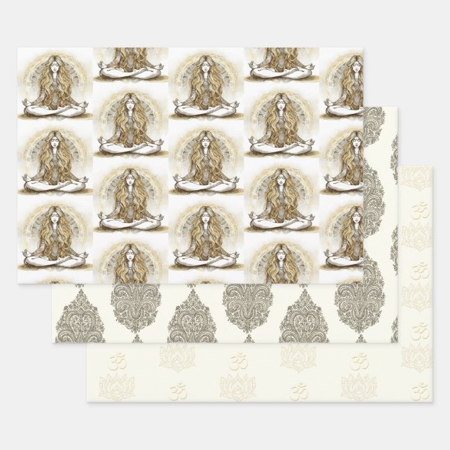 Yoga Meditation Wrapping Paper (Set)