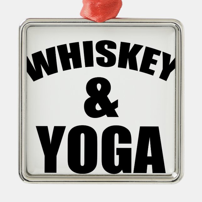 yoga metal ornament (Front)