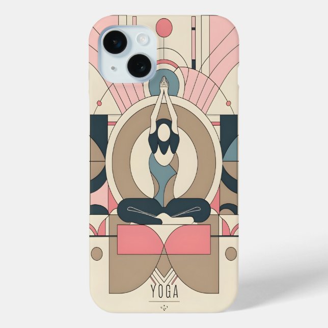 Yoga Mindfulness coque iphone pacifique minimalist (Verso)