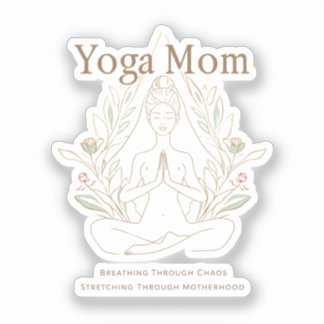 Yoga Mom Breathing Through Motherhood
