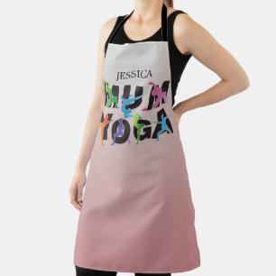 Yoga Mom Meditation Hobby Cute Mom Apron