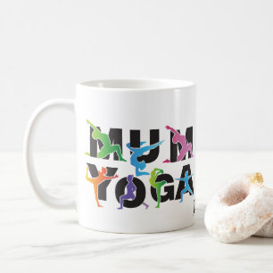 Yoga Mom Meditation Hobby Cute Mom Coffee Mug