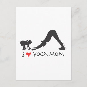 Yoga Mom Postcard