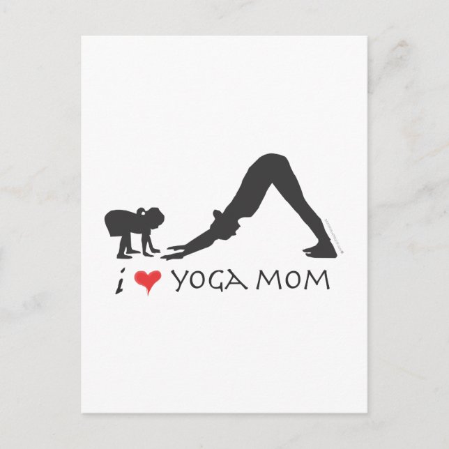 Yoga Mom Postcard (Front)