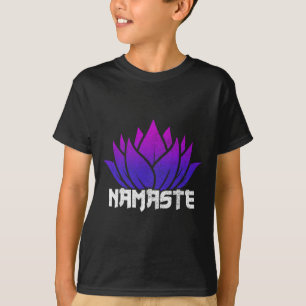 Yoga Namaste Buddha Lotus Flower Buddhism Yogi Bud T-Shirt