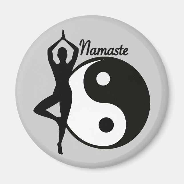 Yoga Namaste Magnet (Front)
